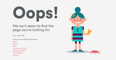 airbnb flat 404 page